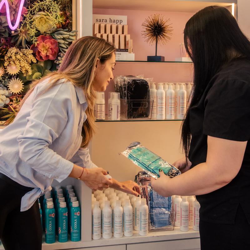 Custom airbrush tan consultation